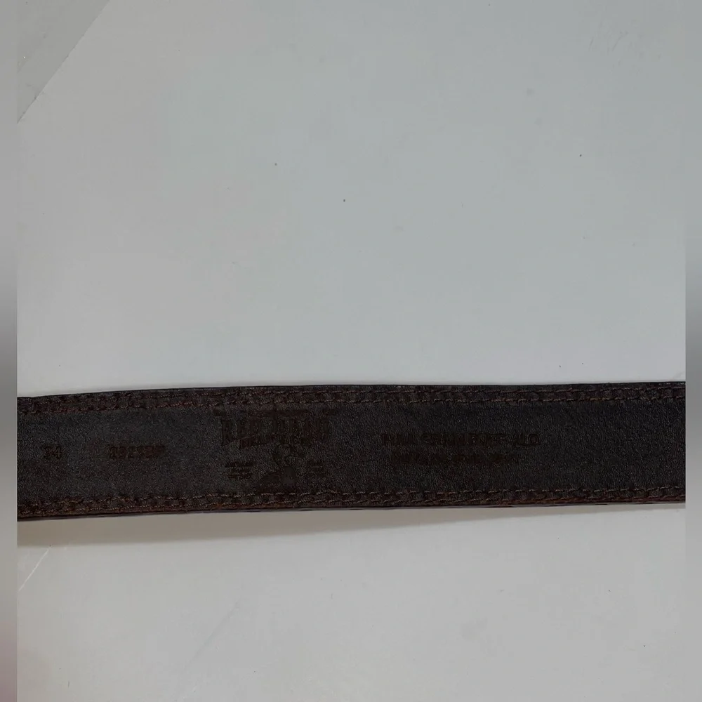 redhead full grain buffalo brown belt size 34